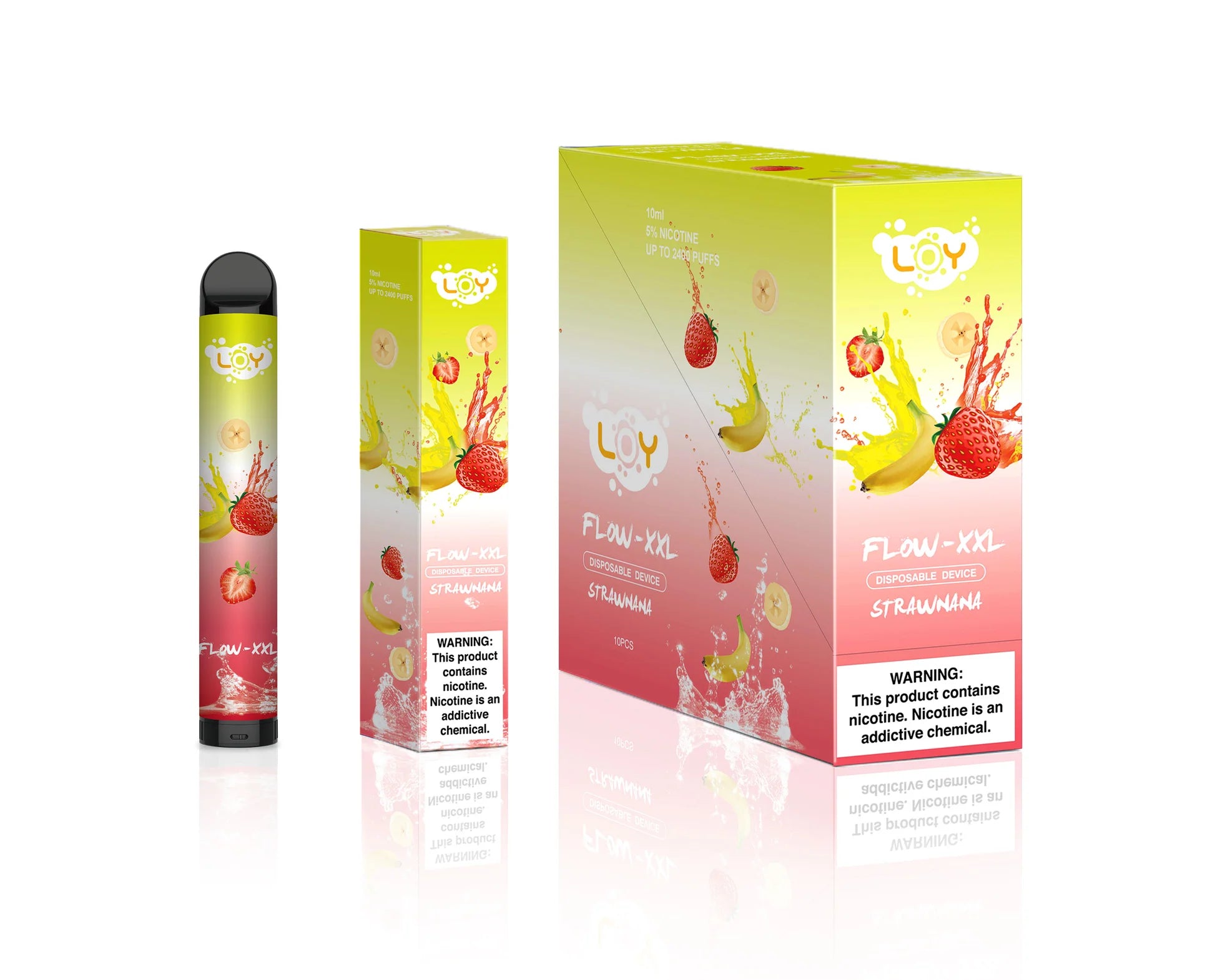 Loy XXL - Strawberry Banana Puff Cloudy Loy XXL - Strawberry Banana Puff Cloudy