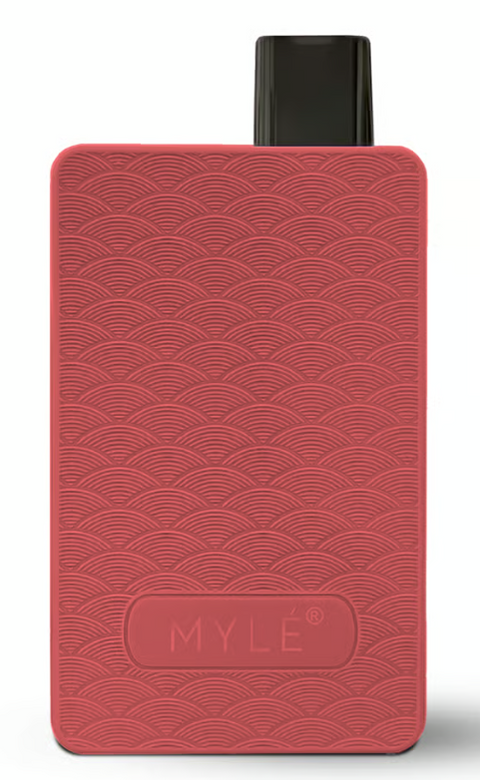 MYLE Mini Box – Peach Mango (1500 Puffs, Box of 10)