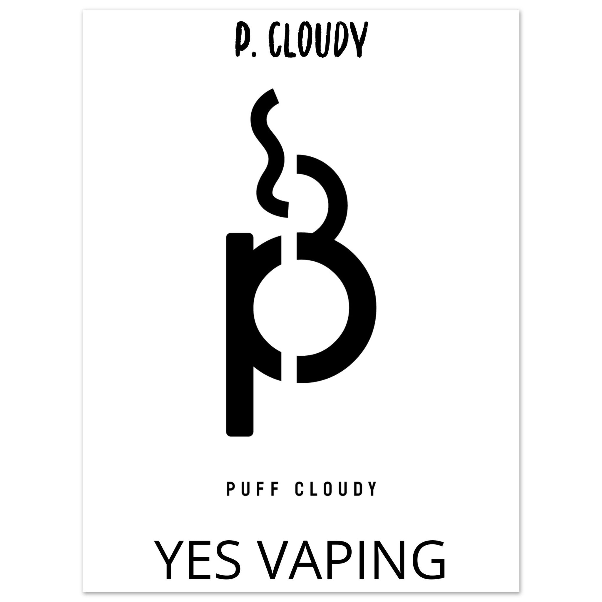 Puff Cloudy Poster - Classic Matte Paper Poster